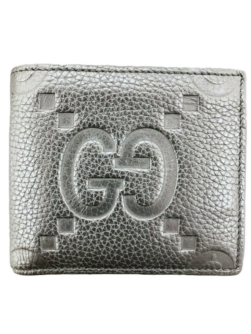 Gucci Maxi GG Bifold Wallet Leather